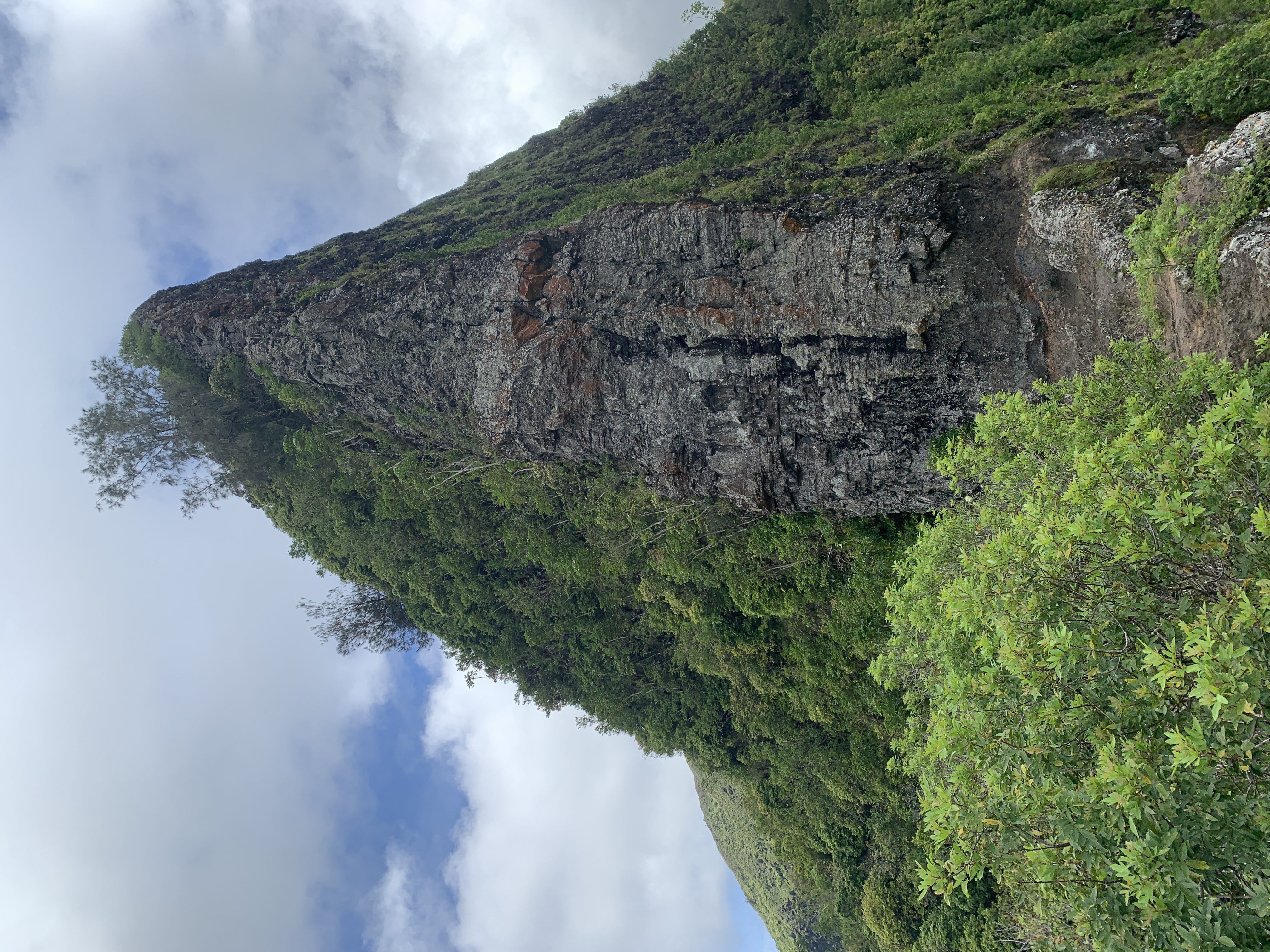 Mountain ridge hike